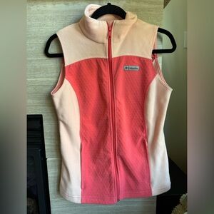 Columbia Fleece Vest, Size Small